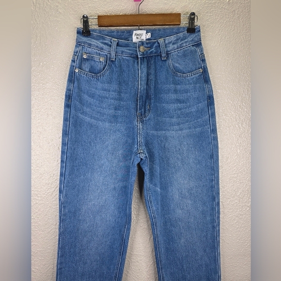 Princess Polly Seymour Mom Denim Womens Jeans High Rise Medium Wash Size 4 - Picture 3 of 11